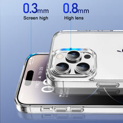 TOTU PC-04 Crystal Shield Series TPU + PC Phone Case, For iPhone 15 Pro Max, For iPhone 15 Pro, For iPhone 15 Plus, For iPhone 15