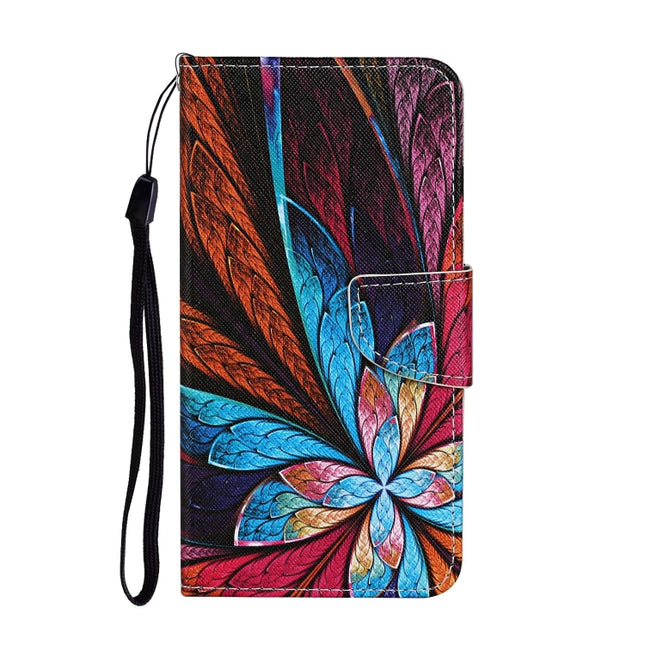 Colored Drawing Pattern Horizontal Flip Leather Case with Holder & Card Slots & Wallet, For Samsung Galaxy M10 / A10