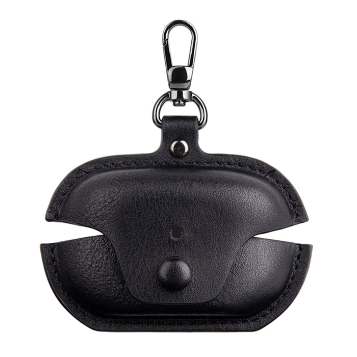 Leather TWS Earphone Protective Case with Hook, For Sony WF-1000XM5