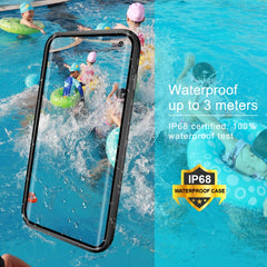 RedPepper Transparent Dot Shockproof Waterproof PC + TPU Protective Case, For Samsung Galaxy S10