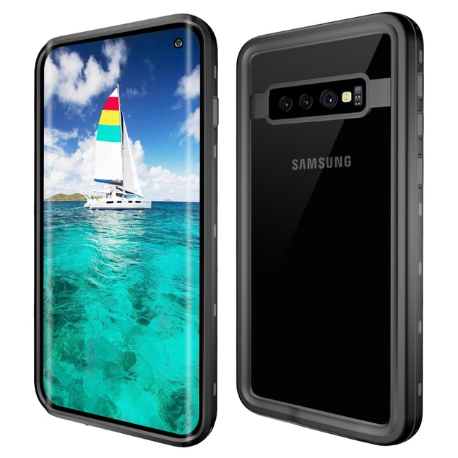 RedPepper Transparent Dot Shockproof Waterproof PC + TPU Protective Case, For Samsung Galaxy S10