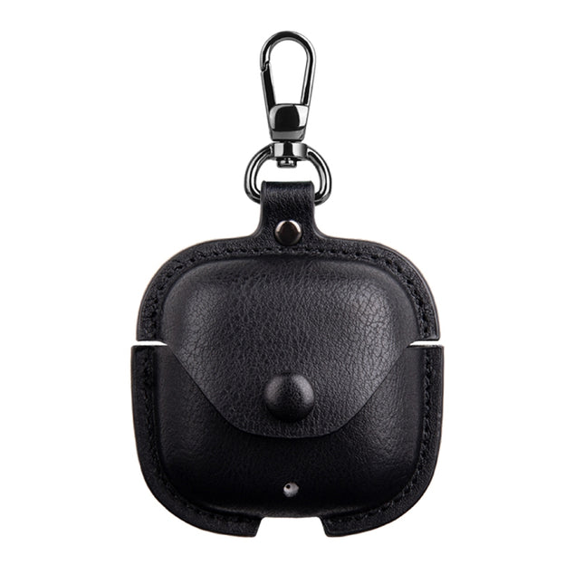Leather TWS Earphone Protective Case with Hook, For Huawei FreeBuds SE 2 / SE 3