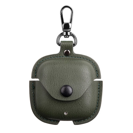 Leather TWS Earphone Protective Case with Hook, For Huawei FreeBuds SE 2 / SE 3