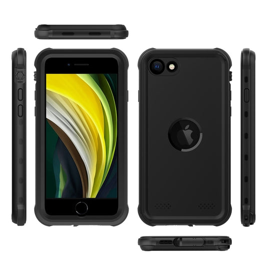 Funda protectora de PC + TPU de color sólido a prueba de golpes e impermeable de RedPepper para iPhone SE 2022 / SE 2020