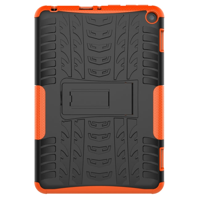 Tire Texture Shockproof TPU+PC Protective Case with Holder, For Amazon Fire HD 8 (2020)