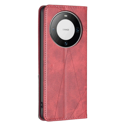 Rhombus Texture Magnetic Leather Phone Case, For Huawei Mate 60 Pro/Mate 60 Pro+, For Huawei Mate 60