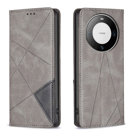 Rhombus Texture Magnetic Leather Phone Case, For Huawei Mate 60 Pro/Mate 60 Pro+, For Huawei Mate 60