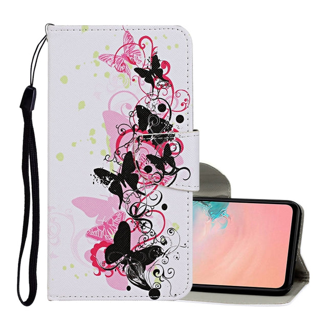 Colored Drawing Pattern Horizontal Flip Leather Case with Holder & Card Slots & Wallet & Lanyard, For Samsung Galaxy S20 Ultra, For Samsung Galaxy S10