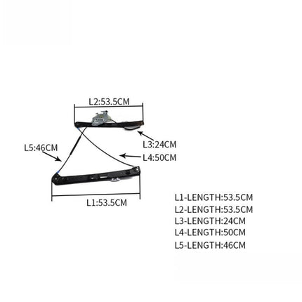 Car Front Left Door Glass Lifter Window Regulator 51337020659 for BMW 3 Series