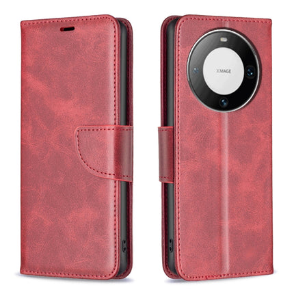 Lambskin Texture Pure Color Flip Leather Phone Case, For Huawei Mate 60 Pro/Mate 60 Pro+, For Huawei Mate 60