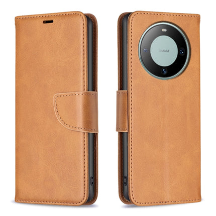 Lambskin Texture Pure Color Flip Leather Phone Case, For Huawei Mate 60 Pro/Mate 60 Pro+, For Huawei Mate 60