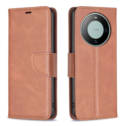 Lambskin Texture Pure Color Flip Leather Phone Case, For Huawei Mate 60 Pro/Mate 60 Pro+, For Huawei Mate 60