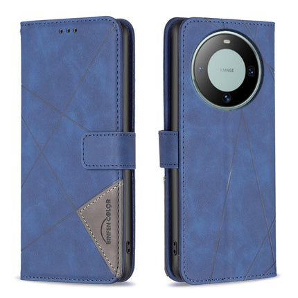 Magnetic Buckle Rhombus Texture Leather Phone Case, For Huawei Mate 60 Pro/Mate 60 Pro+, For Huawei Mate 60