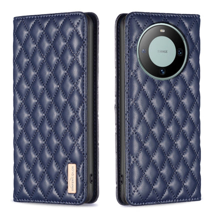 Diamond Lattice Magnetic Leather Flip Phone Case, For Huawei Mate 60 Pro/Mate 60 Pro+, For Huawei Mate 60