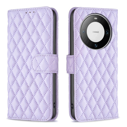 Diamond Lattice Wallet Flip Leather Phone Case, For Huawei Mate 60 Pro/Mate 60 Pro+, For Huawei Mate 60