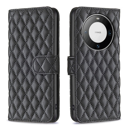 Diamond Lattice Wallet Flip Leather Phone Case, For Huawei Mate 60 Pro/Mate 60 Pro+, For Huawei Mate 60