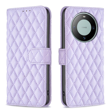 Diamond Lattice Wallet Flip Leather Phone Case, For Huawei Mate 60 Pro/Mate 60 Pro+, For Huawei Mate 60