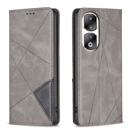 Rhombus Texture Magnetic Leather Phone Case, For Honor 100, For Honor X6a, For Honor 90 Lite/X50i, For Honor 90 Pro