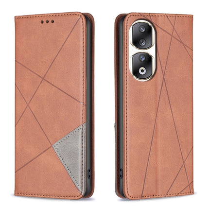 Rhombus Texture Magnetic Leather Phone Case, For Honor 100, For Honor X6a, For Honor 90 Lite/X50i, For Honor 90 Pro
