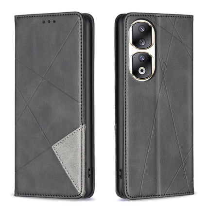 Rhombus Texture Magnetic Leather Phone Case, For Honor 100, For Honor X6a, For Honor 90 Lite/X50i, For Honor 90 Pro