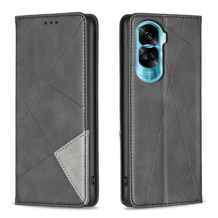 Rhombus Texture Magnetic Leather Phone Case, For Honor 100, For Honor X6a, For Honor 90 Lite/X50i, For Honor 90 Pro