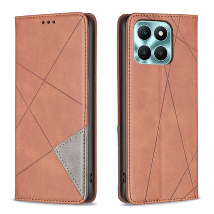 Rhombus Texture Magnetic Leather Phone Case, For Honor 100, For Honor X6a, For Honor 90 Lite/X50i, For Honor 90 Pro