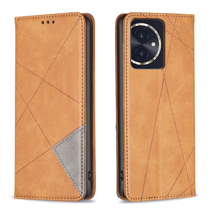 Rhombus Texture Magnetic Leather Phone Case, For Honor 100, For Honor X6a, For Honor 90 Lite/X50i, For Honor 90 Pro