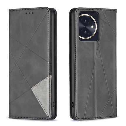 Rhombus Texture Magnetic Leather Phone Case, For Honor 100, For Honor X6a, For Honor 90 Lite/X50i, For Honor 90 Pro