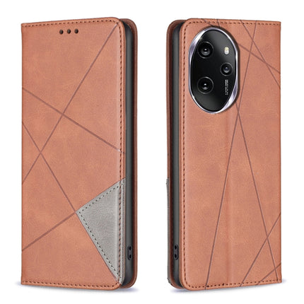 Rhombus Texture Magnetic Leather Phone Case, For Honor X8b, For Honor X9b/Magic6 Lite 5G, For Honor X7b, For Honor 100 Pro