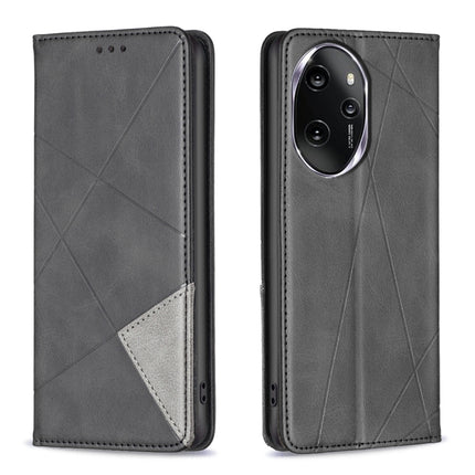 Rhombus Texture Magnetic Leather Phone Case, For Honor X8b, For Honor X9b/Magic6 Lite 5G, For Honor X7b, For Honor 100 Pro
