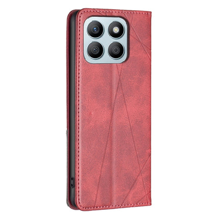 Rhombus Texture Magnetic Leather Phone Case, For Honor X8b, For Honor X9b/Magic6 Lite 5G, For Honor X7b, For Honor 100 Pro