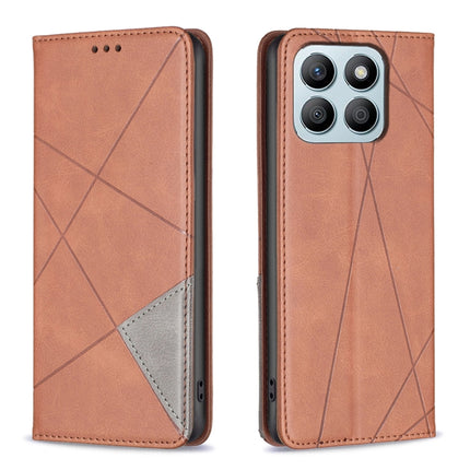 Rhombus Texture Magnetic Leather Phone Case, For Honor X8b, For Honor X9b/Magic6 Lite 5G, For Honor X7b, For Honor 100 Pro