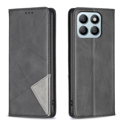 Rhombus Texture Magnetic Leather Phone Case, For Honor X8b, For Honor X9b/Magic6 Lite 5G, For Honor X7b, For Honor 100 Pro