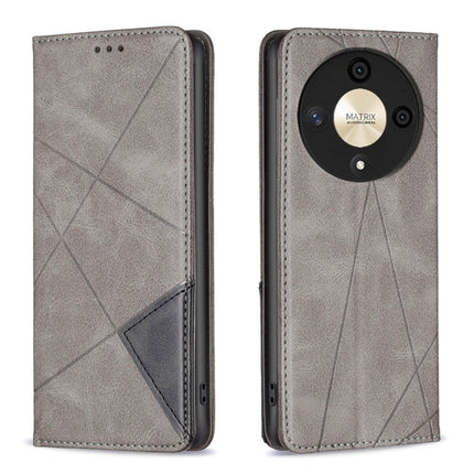Rhombus Texture Magnetic Leather Phone Case, For Honor X8b, For Honor X9b/Magic6 Lite 5G, For Honor X7b, For Honor 100 Pro