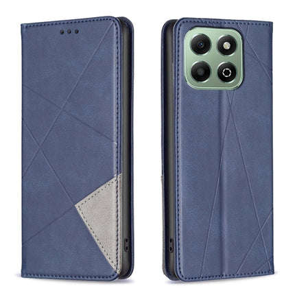 Rhombus Texture Magnetic Leather Phone Case, For Honor X8c 4G, For Honor X9c 5G Global, For Honor X6b, For Honor 200 Lite Global