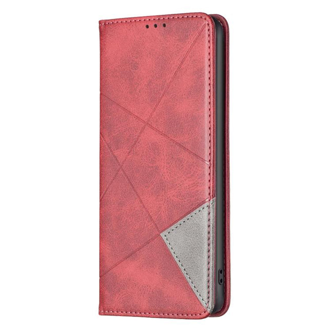 Rhombus Texture Magnetic Leather Phone Case, For Honor X8c 4G, For Honor X9c 5G Global, For Honor X6b, For Honor 200 Lite Global