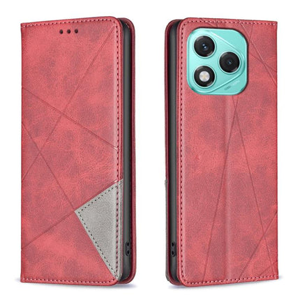 Rhombus Texture Magnetic Leather Phone Case, For Honor X5c 4G / X5c Plus, For Honor X9d 5G / X70 5G, For Honor X7d 5G, For Honor 400 Lite Global