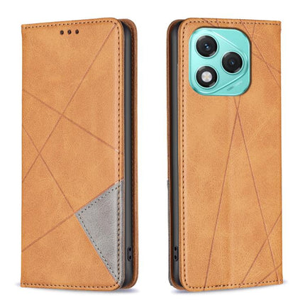 Rhombus Texture Magnetic Leather Phone Case, For Honor X5c 4G / X5c Plus, For Honor X9d 5G / X70 5G, For Honor X7d 5G, For Honor 400 Lite Global