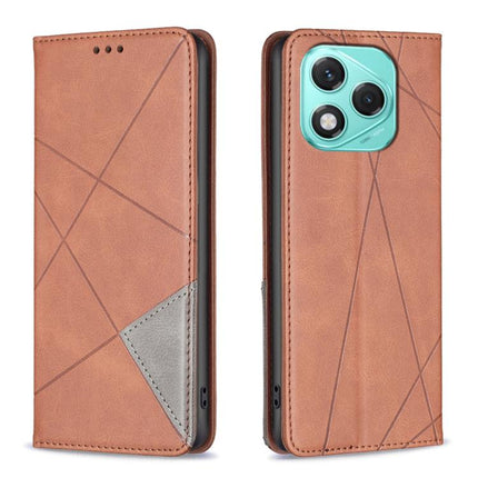 Rhombus Texture Magnetic Leather Phone Case, For Honor X5c 4G / X5c Plus, For Honor X9d 5G / X70 5G, For Honor X7d 5G, For Honor 400 Lite Global