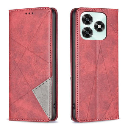 Rhombus Texture Magnetic Leather Phone Case, For Honor X5c 4G / X5c Plus, For Honor X9d 5G / X70 5G, For Honor X7d 5G, For Honor 400 Lite Global