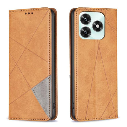 Rhombus Texture Magnetic Leather Phone Case, For Honor X5c 4G / X5c Plus, For Honor X9d 5G / X70 5G, For Honor X7d 5G, For Honor 400 Lite Global