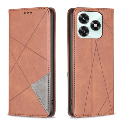 Rhombus Texture Magnetic Leather Phone Case, For Honor X5c 4G / X5c Plus, For Honor X9d 5G / X70 5G, For Honor X7d 5G, For Honor 400 Lite Global