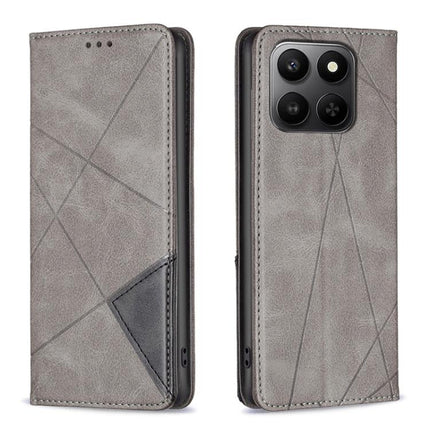 Rhombus Texture Magnetic Leather Phone Case, For Honor X5c 4G / X5c Plus, For Honor X9d 5G / X70 5G, For Honor X7d 5G, For Honor 400 Lite Global