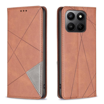 Rhombus Texture Magnetic Leather Phone Case, For Honor X5c 4G / X5c Plus, For Honor X9d 5G / X70 5G, For Honor X7d 5G, For Honor 400 Lite Global
