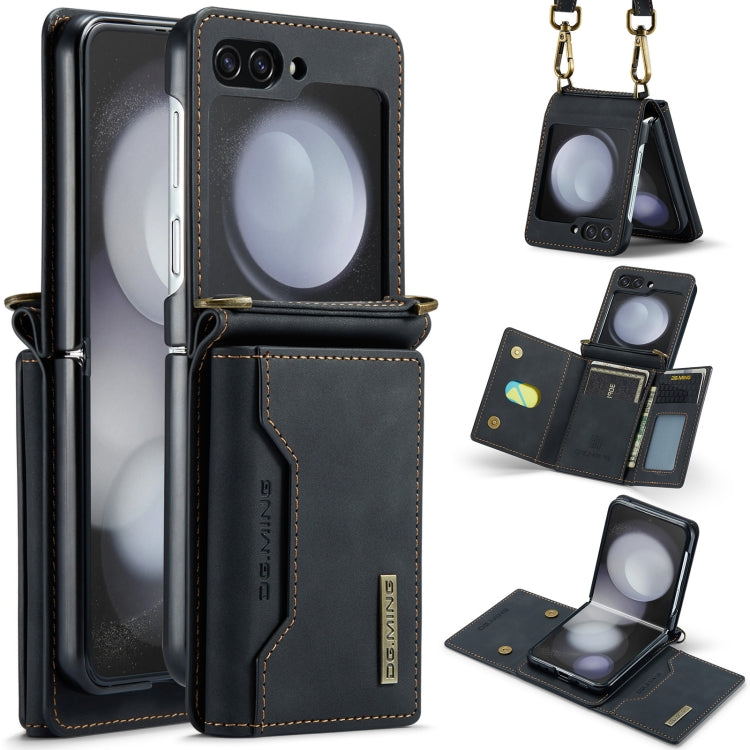 DG.MING M2 Series Card Bag Magnetic Leather Phone Case, For Samsung Galaxy Z Flip6, For Samsung Galaxy Z Flip5 5G, For Samsung Galaxy Z Flip4 5G, For Samsung Galaxy Z Flip3 5G