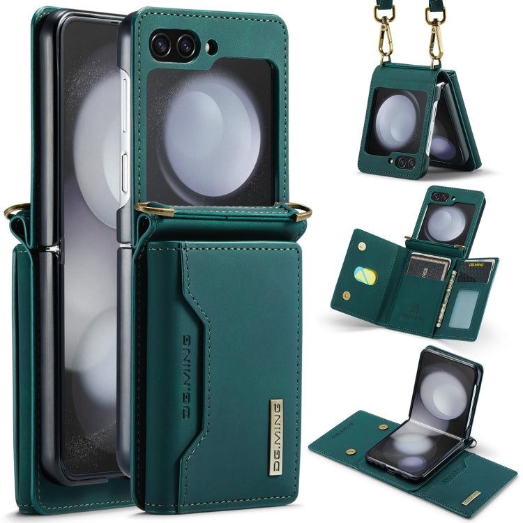 DG.MING M2 Series Card Bag Magnetic Leather Phone Case, For Samsung Galaxy Z Flip6, For Samsung Galaxy Z Flip5 5G, For Samsung Galaxy Z Flip4 5G, For Samsung Galaxy Z Flip3 5G