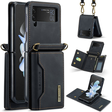 DG.MING M2 Series Card Bag Magnetic Leather Phone Case, For Samsung Galaxy Z Flip6 / Flip7 FE, For Samsung Galaxy Z Flip5 5G, For Samsung Galaxy Z Flip4 5G, For Samsung Galaxy Z Flip3 5G