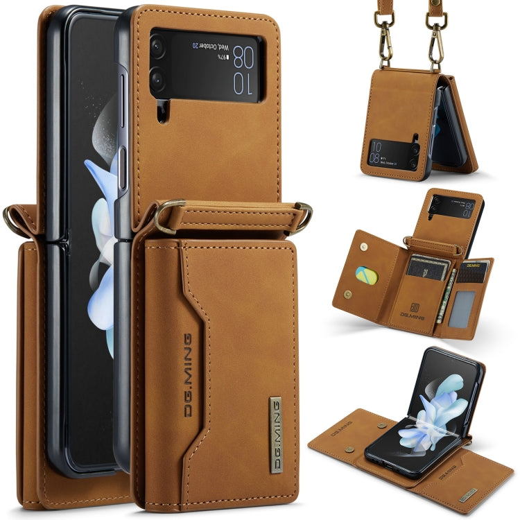 DG.MING M2 Series Card Bag Magnetic Leather Phone Case, For Samsung Galaxy Z Flip6, For Samsung Galaxy Z Flip5 5G, For Samsung Galaxy Z Flip4 5G, For Samsung Galaxy Z Flip3 5G