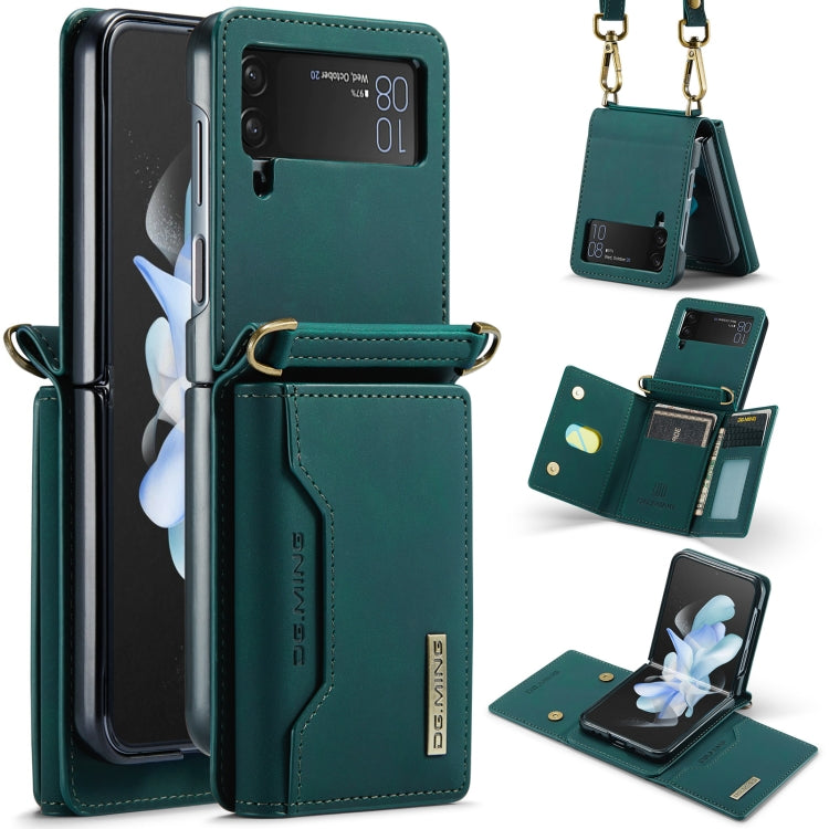 DG.MING M2 Series Card Bag Magnetic Leather Phone Case, For Samsung Galaxy Z Flip6, For Samsung Galaxy Z Flip5 5G, For Samsung Galaxy Z Flip4 5G, For Samsung Galaxy Z Flip3 5G