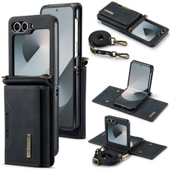 DG.MING M2 Series Card Bag Magnetic Leather Phone Case, For Samsung Galaxy Z Flip6, For Samsung Galaxy Z Flip5 5G, For Samsung Galaxy Z Flip4 5G, For Samsung Galaxy Z Flip3 5G